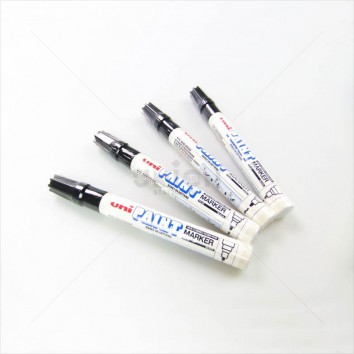 Uni Paint ปากกา เพ็นท์ PX-20 (L) <1/12> สีดำ